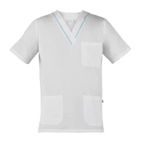 Arbeitsbluse 100 % Baumwolle Multitasche Giblor's Q3K00244