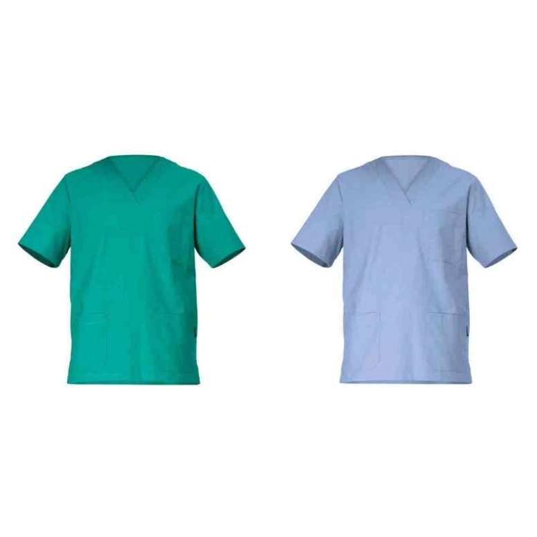 Arbeitsbluse Piero Herren 100% Baumwolle Multitaschen Giblor's 1335-L