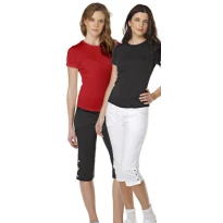 Damen T-Shirt Arbeit 100% Baumwolle Giblor's 594-L