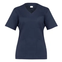 Arbeitsbluse 100% Baumwolle mit mehreren Taschen Milena für Damen Giblor's 21P03K196