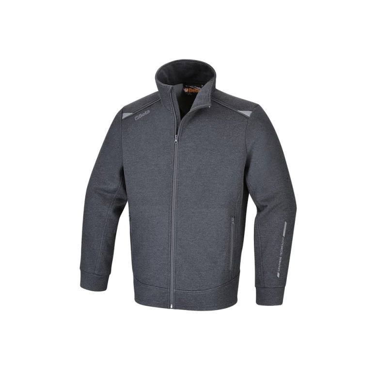Arbeits-Sweatshirt Beta mit mehreren Taschen und Reißverschluss aus Graphen 7644GG