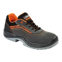 Niedrigen Sicherheitsschuhe aus grauem Wildleder Logica S1PS FO SR LIONE-44