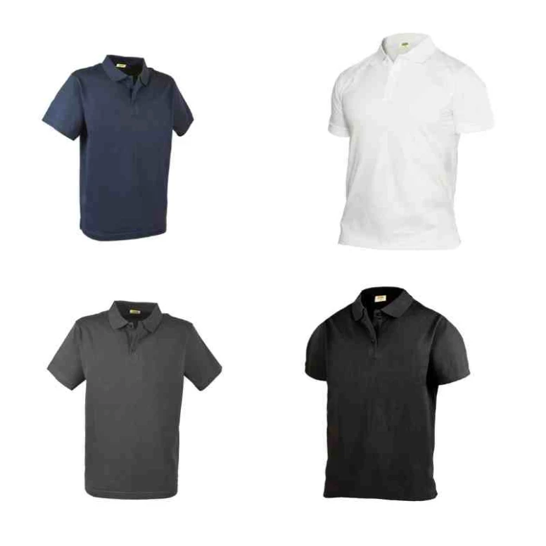Kurzarm-Poloshirt Logica 100% Baumwolle SOLARIS/1-L