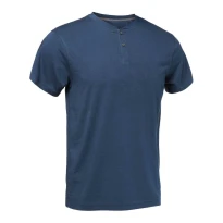 Arbeitsshirt Serafino 100% Baumwolle kurzarm Logica MACAO/1-L
