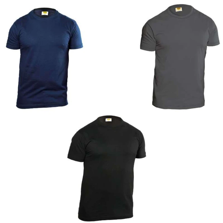 Kurzarm-Arbeits-T-Shirt 100 % gekämmte Baumwolle Logica SAMOA/1-L