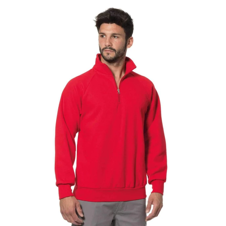 Arbeits-Sweatshirts mit kurzem Reißverschluss Logica ITA503/12-L