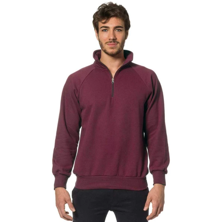 Arbeits-Sweatshirts mit kurzem Reißverschluss Logica ITA503/12-L