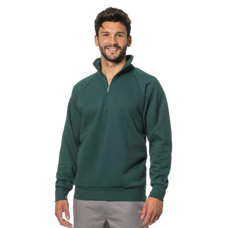 Arbeits-Sweatshirts mit kurzem Reißverschluss Logica ITA503/12-L