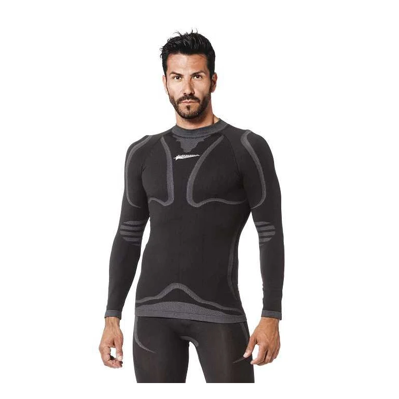 Eng anliegendes Thermo-Arbeits-Rollkragenshirt mit langen Ärmeln 653S90 Logica PAMPERO-L/XL