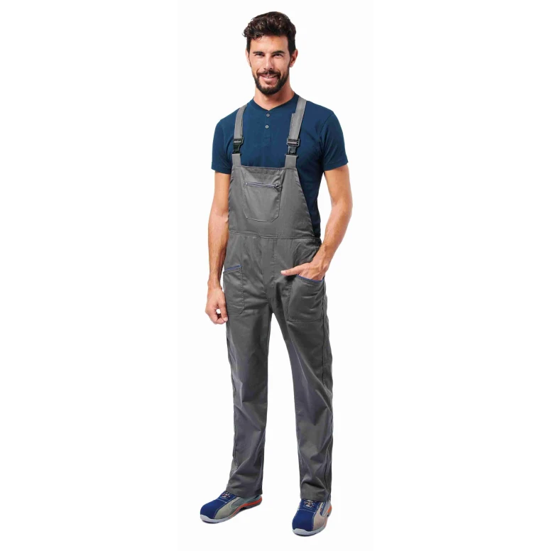 Latzhose aus Polycotton mit Mehreren Taschen Logica 708GS-L