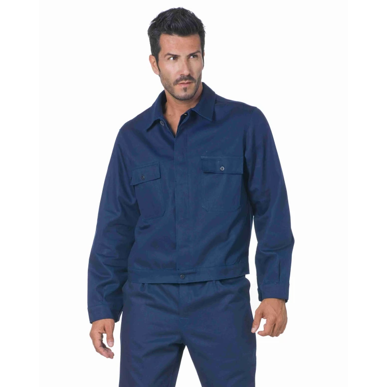 Arbeitsjacke 100 % Baumwolle Logica 9045BLU-L