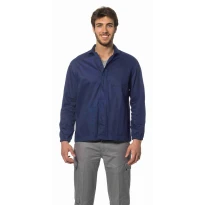 Arbeitsjacke mit mehreren Taschen 100 % Baumwolle Logica 9050BLU-L