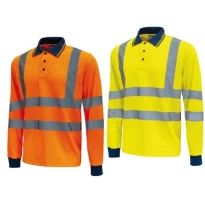 3 Stück - Arbeits-Polo mit hoher Sichtbarkeit U-Power Haze HL167OF