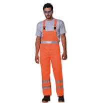 Latzhose mit Multitaschen und hoher Sichtbarkeit Logica 835HV-L