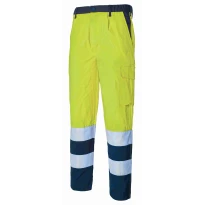 Arbeitshose mit hoher Sichtbarkeit und Mehrfach-Taschen Logica 831PILHV/G-L