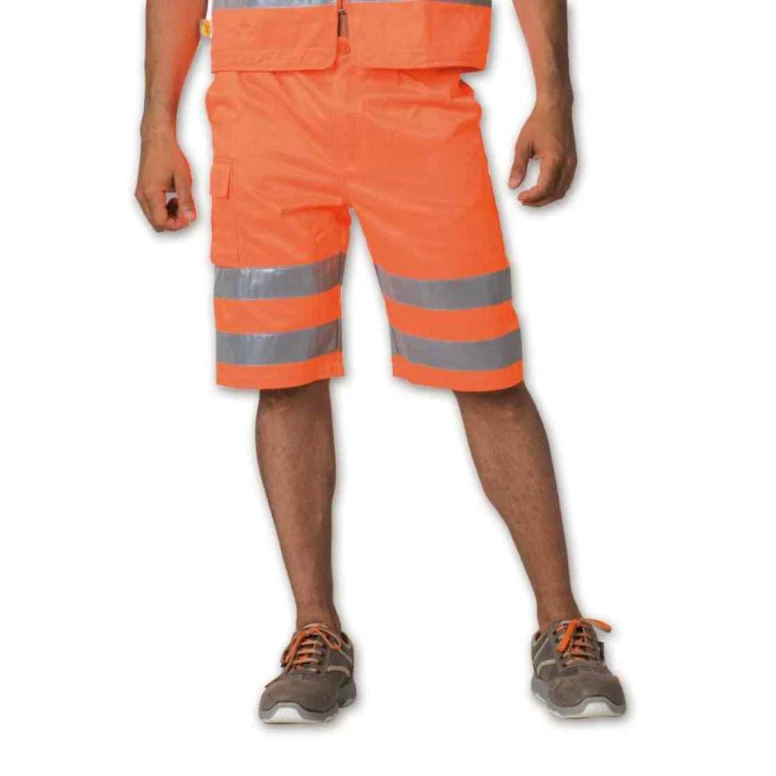 Sommerliche multitaschen Arbeitsshorts mit hoher Sichtbarkeit Logica BERM/HVT-L