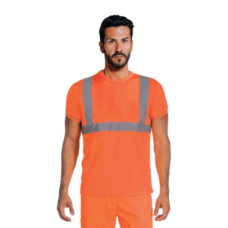 Arbeit T-Shirt mit hoher Sichtbarkeit Logica GIROHV-L