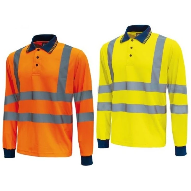 3 Stück - Arbeits-Polo Hochsichtbarkeit U-Power Shine HL199YF