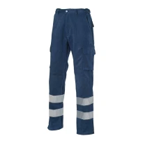 Arbeitshose 100 % Baumwolle Hohe Sichtbarkeit Mehrtaschen Logica 8030K4AID-L