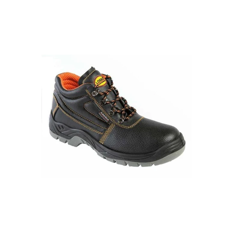 Schwarze, hoch Sicherheitsschuhe aus Leder Logica S3 SRC ST32-44