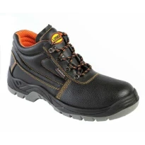 Schwarze, hoch Sicherheitsschuhe aus Leder Logica S3 SRC ST32-44