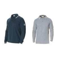 Langarm-Poloshirt Logica 100% Baumwolle RALF1-L