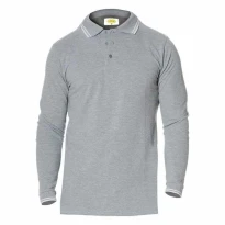 Langarm-Poloshirt Logica 100% Baumwolle RALF1-L