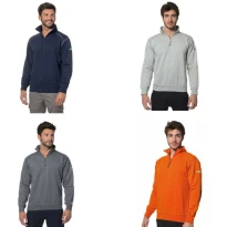 Arbeits-Sweatshirts mit kurzem Reißverschluss Logica AMBRA1-L