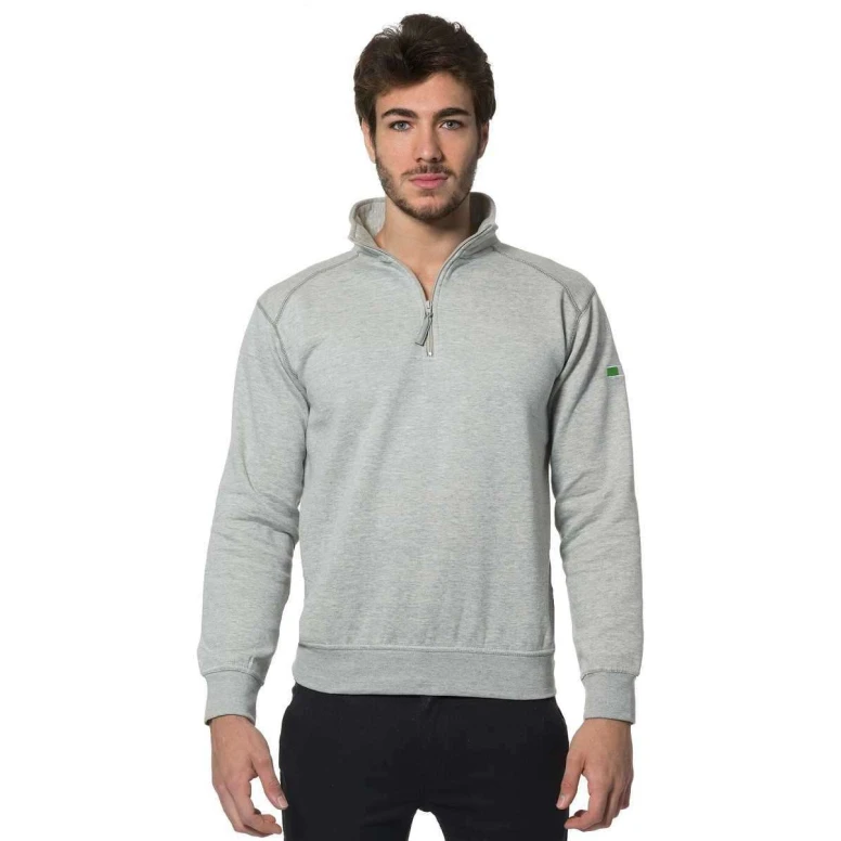 Arbeits-Sweatshirts mit kurzem Reißverschluss Logica AMBRA1-L