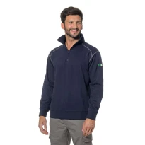 Arbeits-Sweatshirts mit kurzem Reißverschluss Logica AMBRA1-L