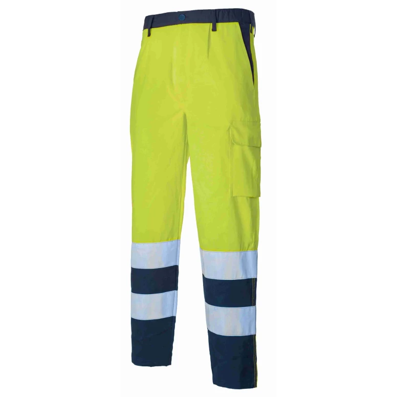 Arbeitshose mit hoher Sichtbarkeit und Mehrfach-Taschen Logica 831HV/G-L
