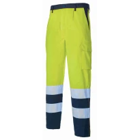 Arbeitshose mit hoher Sichtbarkeit und Mehrfach-Taschen Logica 831HV/G-L