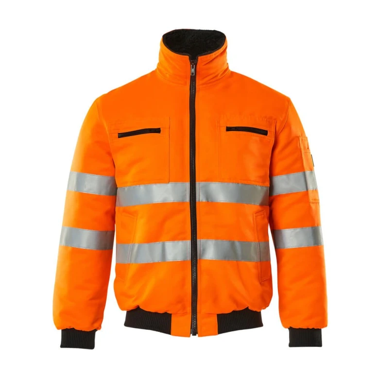 Arbeitsjacke mit hoher Sichtbarkeit und vielen Taschen Mascot Alaska 00516-660-14