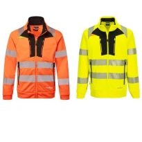Arbeits-Sweatshirt DX4 Hohe Sichtbarkeit mit Reißverschluss Portwest DX477