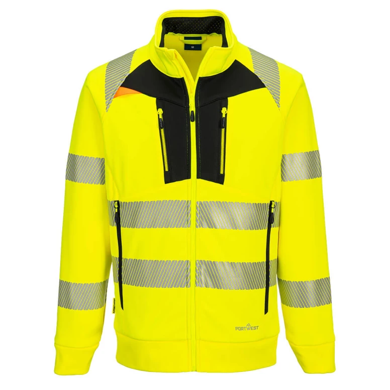 Arbeits-Sweatshirt DX4 Hohe Sichtbarkeit mit Reißverschluss Portwest DX477