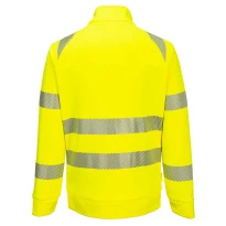 Arbeits-Sweatshirt DX4 Hohe Sichtbarkeit mit Reißverschluss Portwest DX477