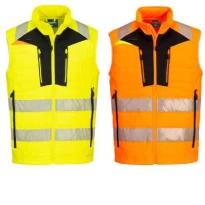 Weste zur hohen Sichtbarkeit mit vielen Taschen Softshell DX4 Portwest DX479