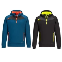 Arbeitssweatshirt mit Kapuze und Halbreißverschluss Portwest DX467