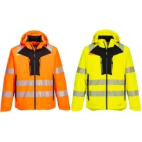 Multitaschen-Arbeitsjacke mit hoher Sichtbarkeit und Wasserdichtigkeit Portwest DX462