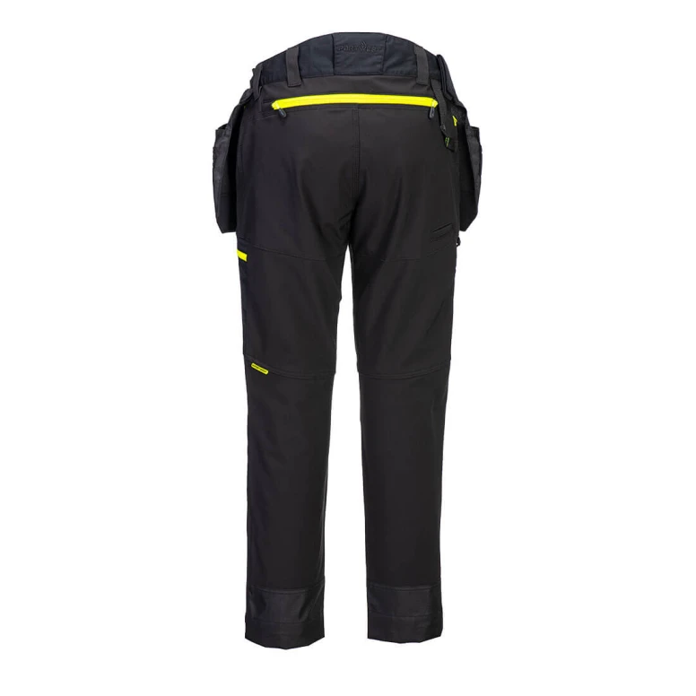 Holster Softshell-Arbeitshosen Portwest DX4 Multitasche Stretch DX450
