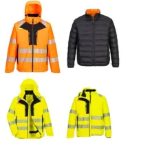 Sichtbare Wasserfeste 4-in-1-Arbeitsjacke Portwest DX466
