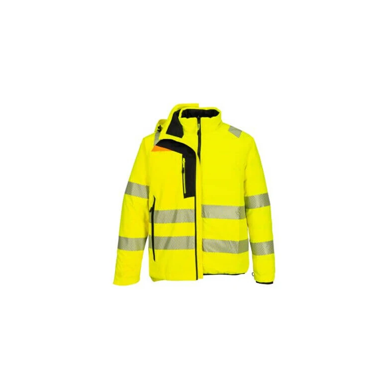 Sichtbare Wasserfeste 4-in-1-Arbeitsjacke Portwest DX466