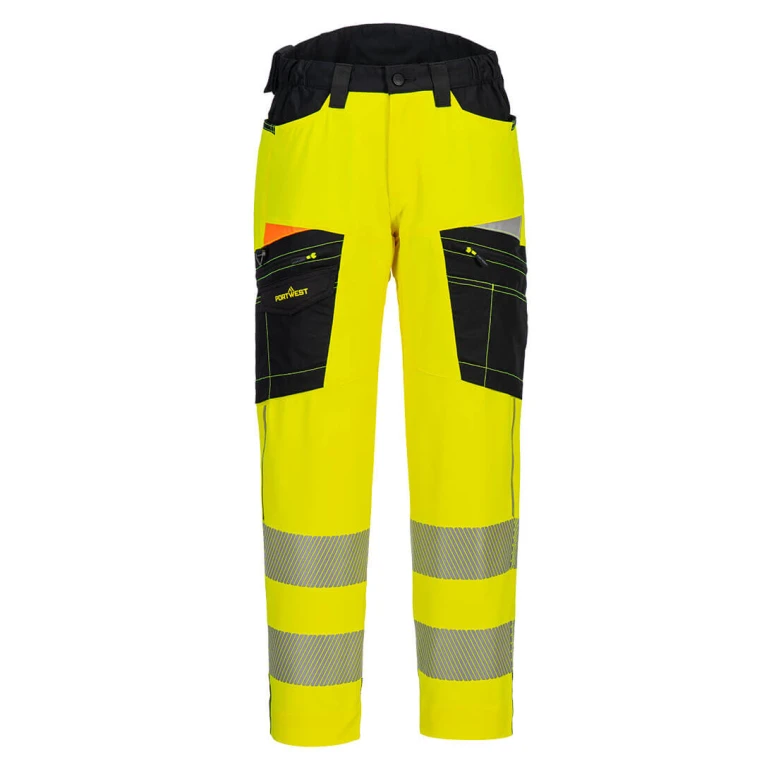 Arbeitshosen für hohe Sichtbarkeit Portwest Holster DX4 Stretch DX453