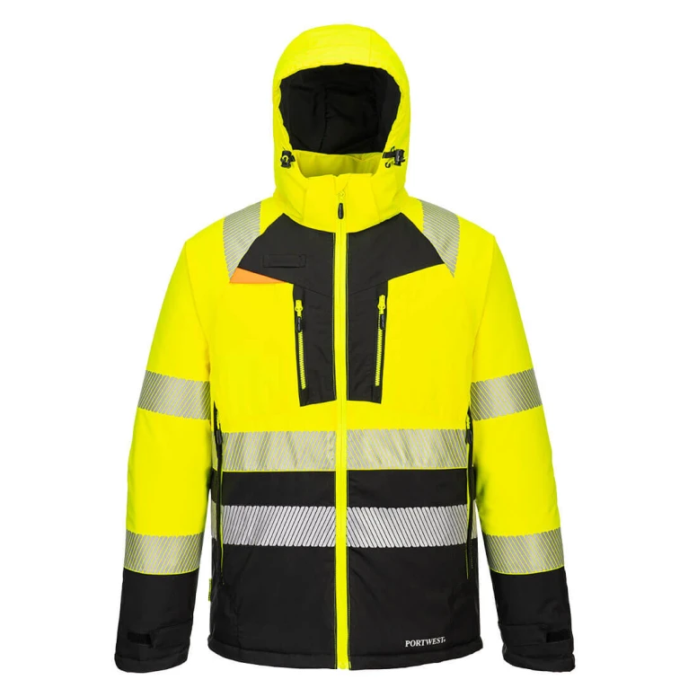 Winter-Arbeitsjacke mit hoher Sichtbarkeit und wasserdicht Portwest DX430