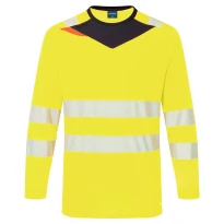 Langarm-Arbeitsshirt mit hoher Sichtbarkeit Portwest DX416
