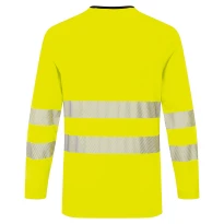 Langarm-Arbeitsshirt mit hoher Sichtbarkeit Portwest DX416