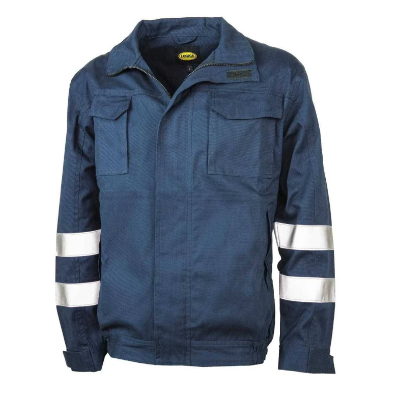 Arbeitsjacke Mehrtaschen Flammhemmend Antistatisch Logica MP200-L
