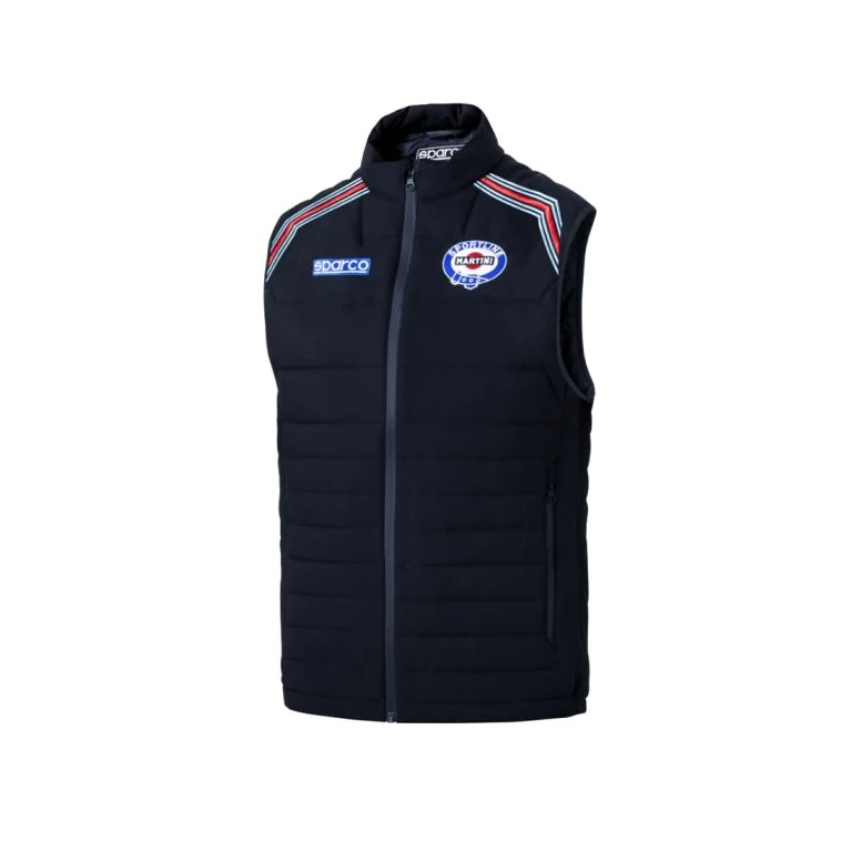 Wasserdichte Multitaschen-Arbeitsweste Softshell mit Reißverschluss Frame Martini Racing Sparco 013050MR