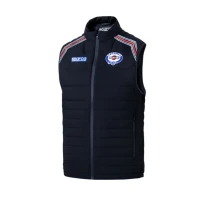 Wasserdichte Multitaschen-Arbeitsweste Softshell mit Reißverschluss Frame Martini Racing Sparco 013050MR
