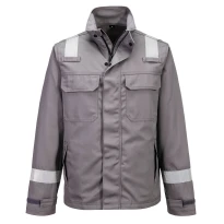 Mehrtaschen-Arbeitsjacke Multi-Norm Flammschutz Metalfree Portwest FR609 2